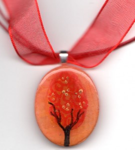 "Autumn Tree" wearable art