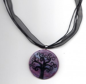 "Twilight Tree" wearable art