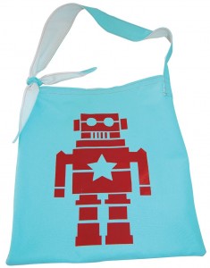 Robot Childrens Tote Bag by Tiges and Weince