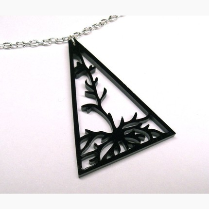 pyramidial neuron necklace by morphologica