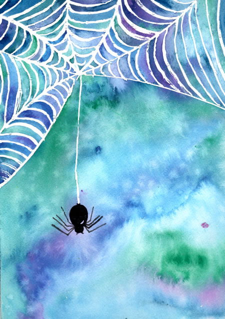 Little Acrobat - Original watercolour painting by Kirsten Bailey