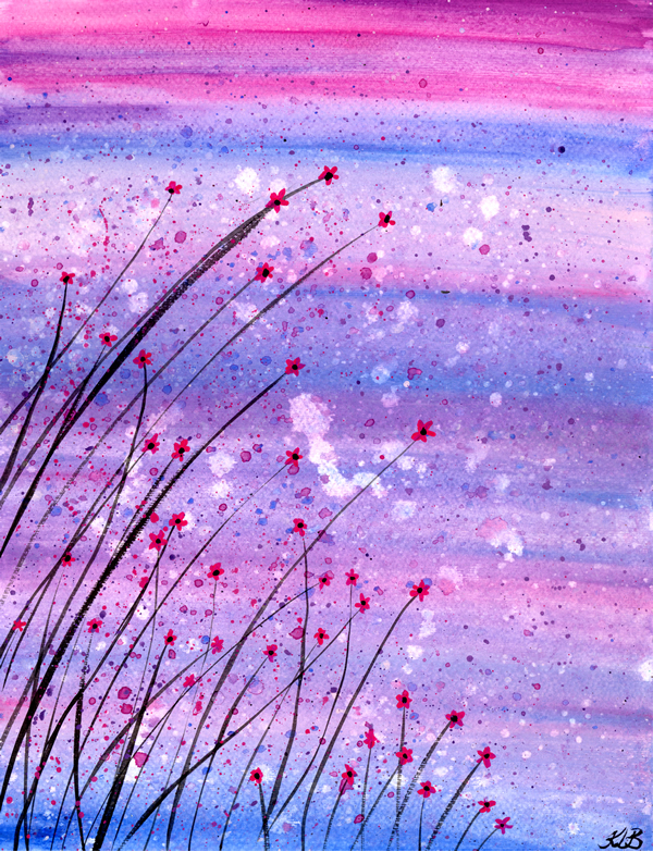 Twilight Rain - Painting auction to raise money for the QLD flood appeal