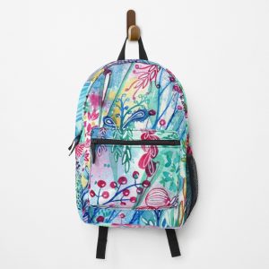 Backpack in Vibrant garden pattern from Redbubble