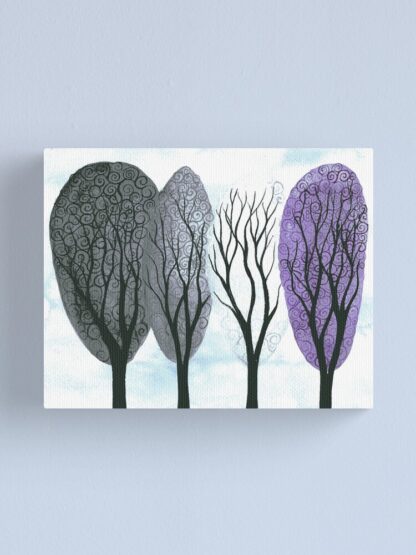 Swirly Trees Pride Flag - Asexual - Image 3