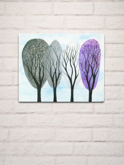 Swirly Trees Pride Flag - Asexual - Image 6