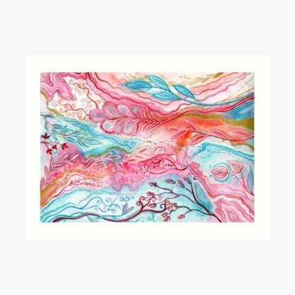 Introspection - ORIGINAL FRAMED watercolour painting on paper - Image 6